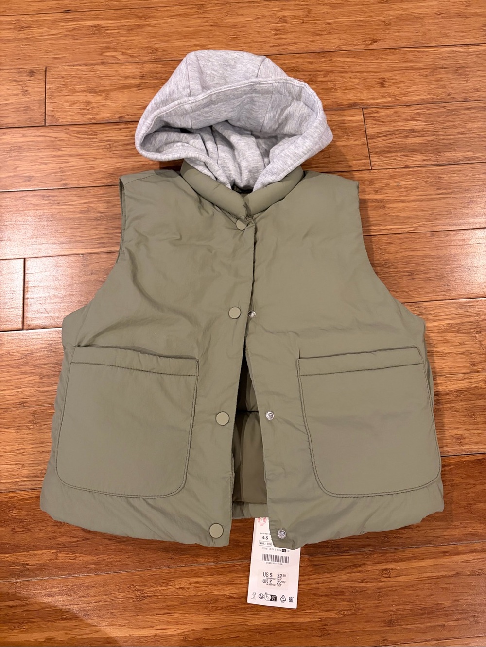 BNWT Zara kids warm vest